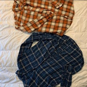Two Croft & Barrow Flannel Shorts